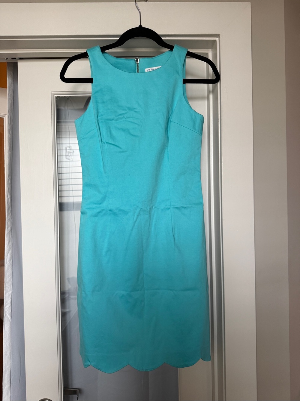 Southern Tide Sleeveless Scallop-Hem Dress, size 0